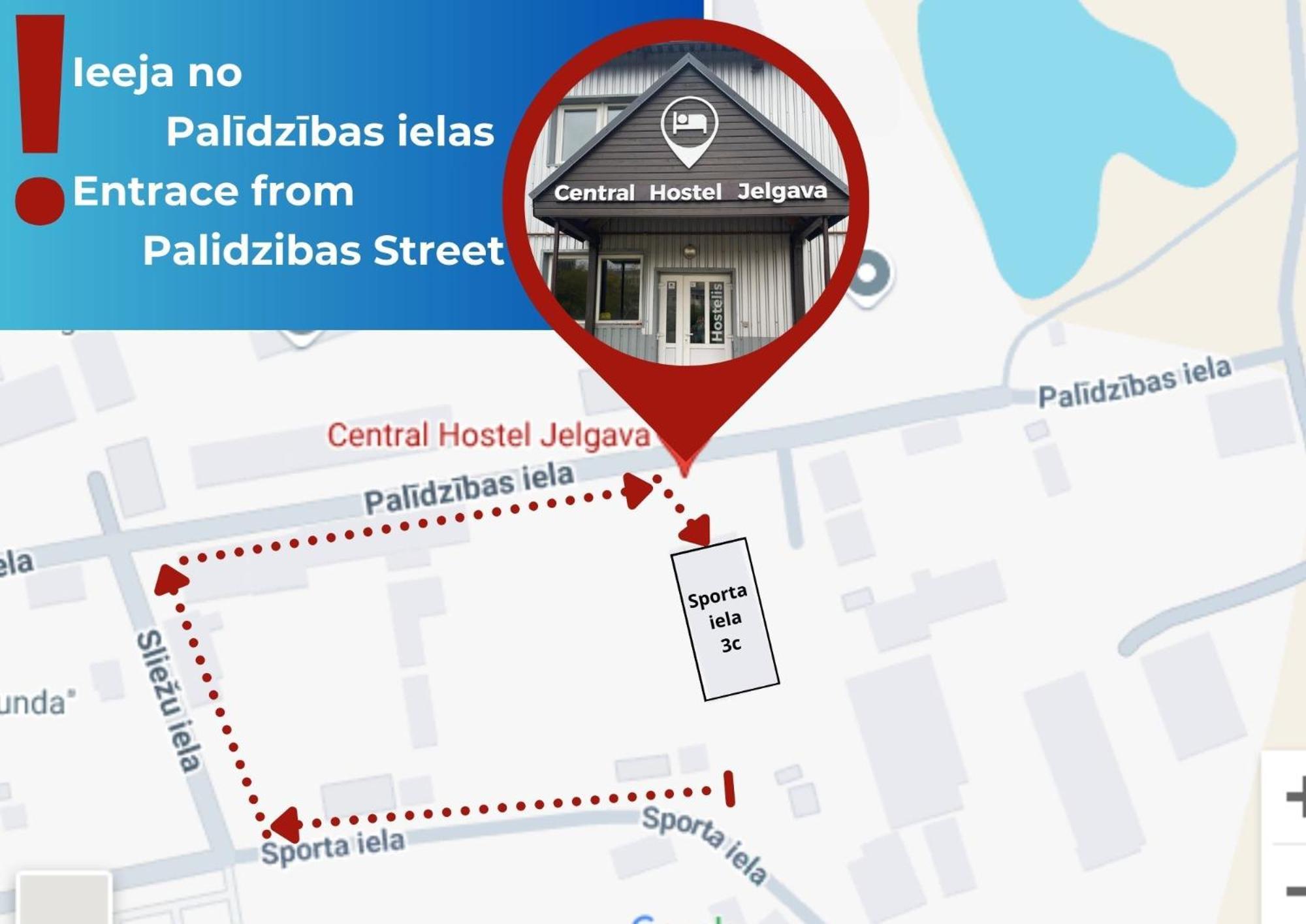 Central Hostel Jelgava Dış mekan fotoğraf